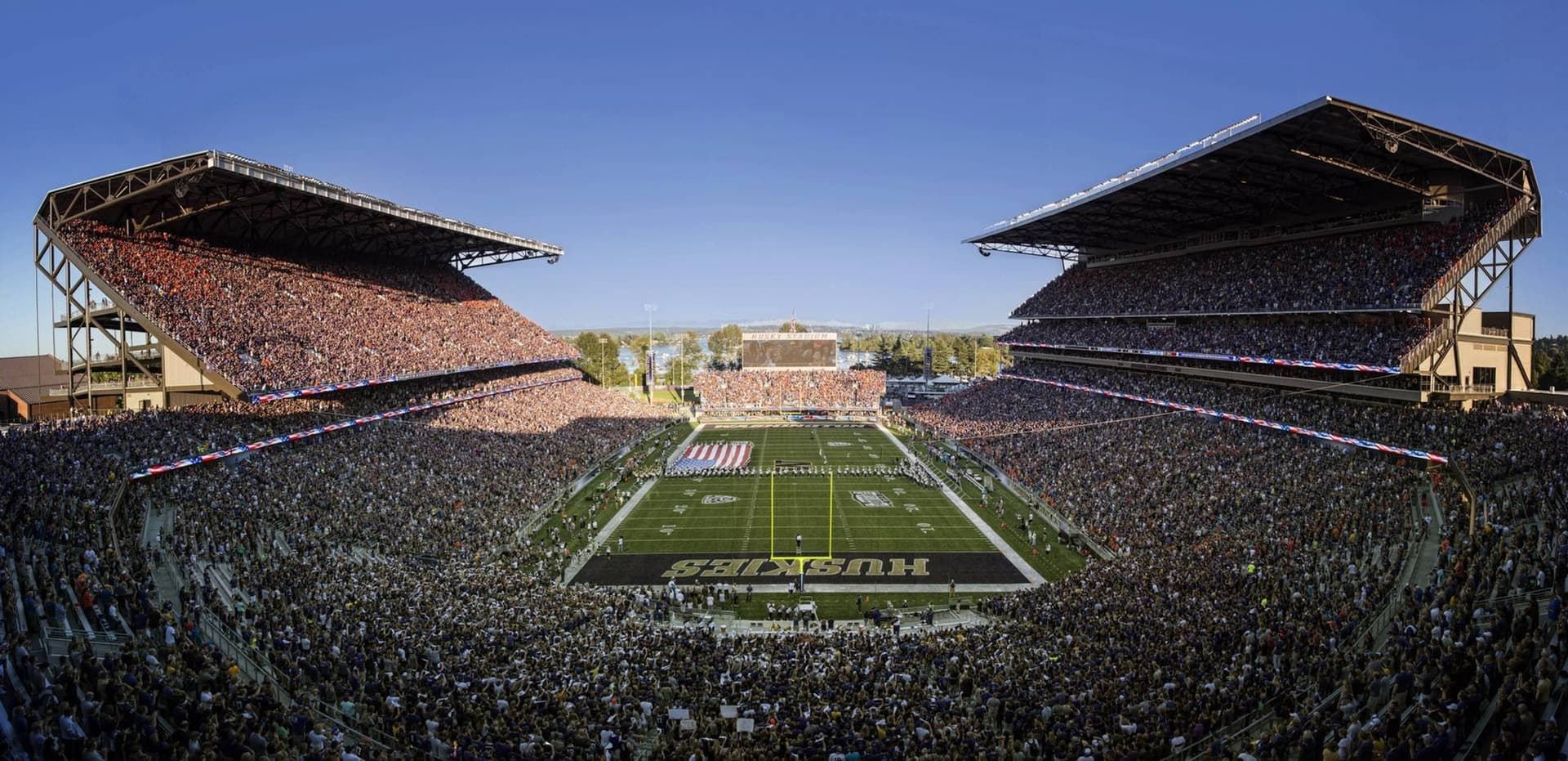 Husky Stadium aerial view